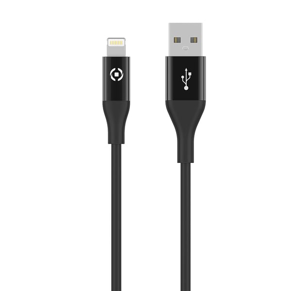 Celly USBLIGHTCOL3MBK Lightning kabel 3 m Sort