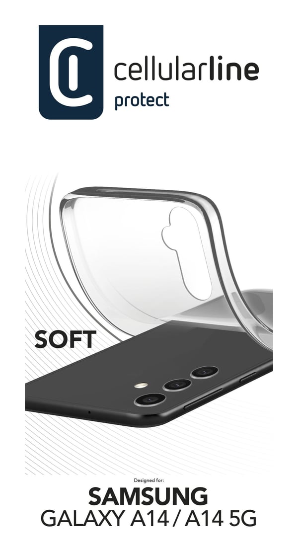 Cellularline 8018080462290 mobiltelefon etui 16,8 cm (6.6") Cover Transparent