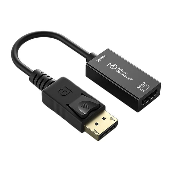 Microconnect DPHDMI3 videokabel adapter 0,15 m DisplayPort HDMI Sort