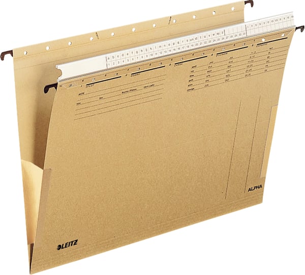 Leitz Alpha hängmapp Kartong A4 Brun Leitz Alpha hängmapp Kartong A4 Brun