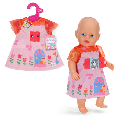 BABY born 839645 dukke tilbehør Dukkekjole
