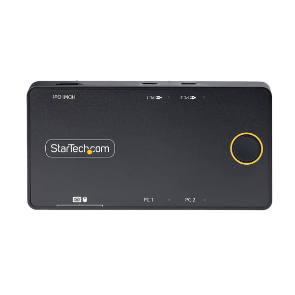 StarTech.com C2-H46-UC2-PD-KVM KVM-switchar Svart