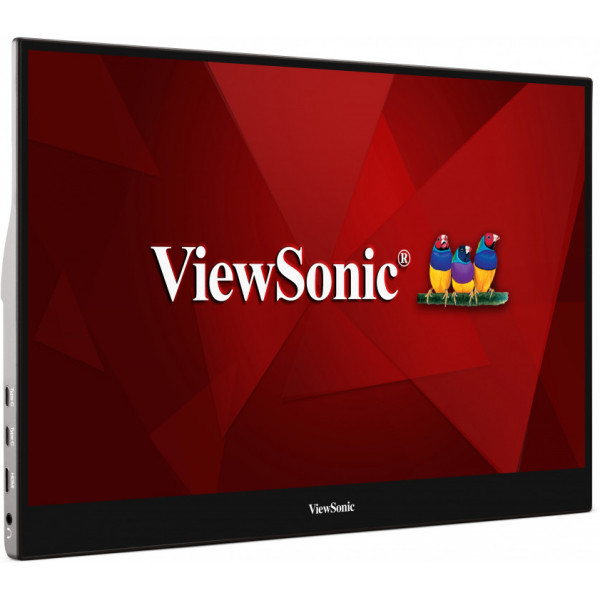Viewsonic TD1655 platta pc-skärmar 39,6 cm (15.6") 1920 x 1080 pixlar Full HD LED Pekskärm Flera användare Svart, Silver