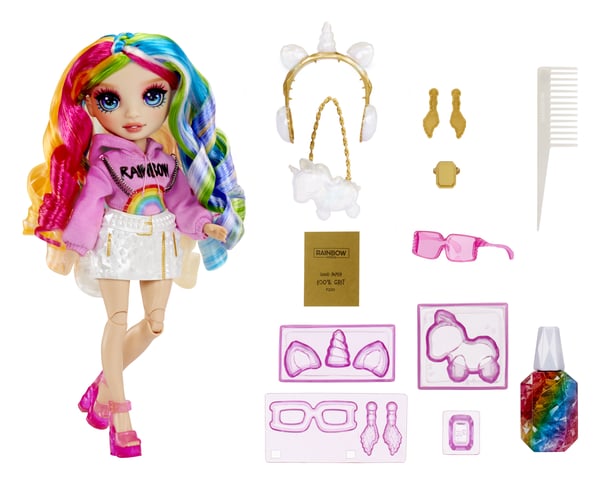 Rainbow High Creative Crystals Fashion Doll- Amaya