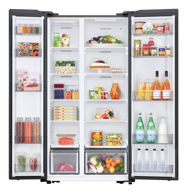 Samsung RS57DG400EM9 side-by-side-jääkaappipakastin Vapaasti seisova 583 L Ruostumaton teräs