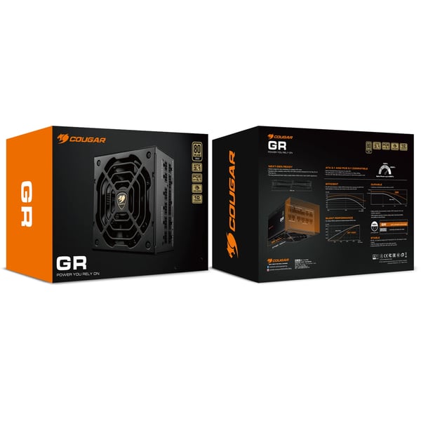 COUGAR CGRGDN-1000 enhed til strømforsyning 1000 W 20+4 pin ATX ATX Sort