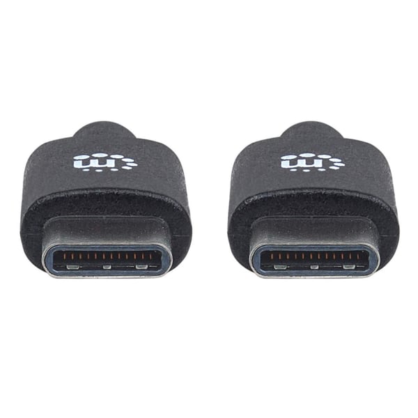 Manhattan 353342 USB-kabel USB 2.0 1 m USB C 0,48 Gbit/sek. Sort