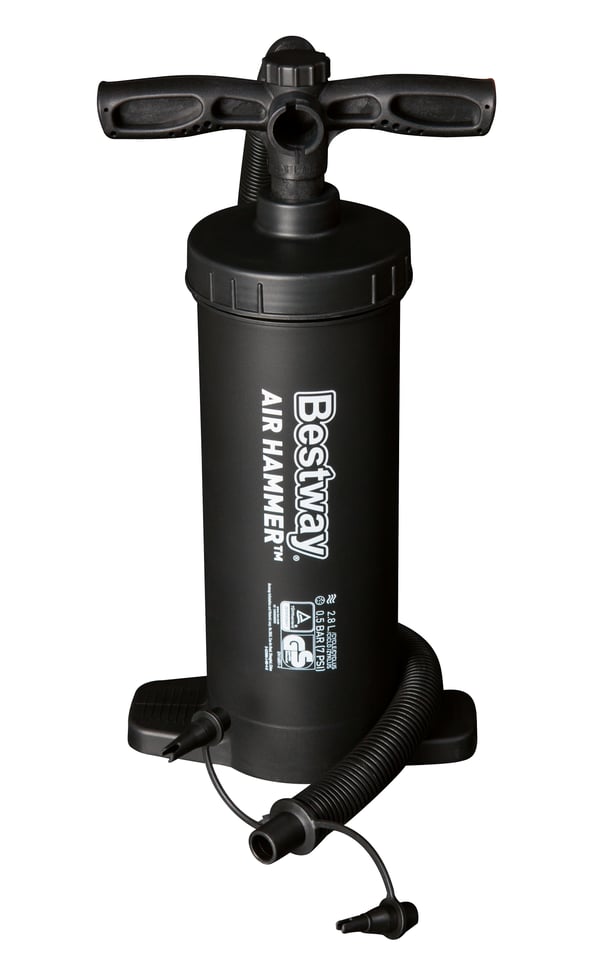 Bestway 62086 håndholdt luftpumpe Sort Hånd luftpumpe