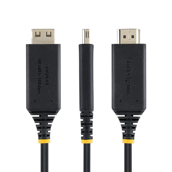 StarTech.com 1M-USBC-HDMI-4K60-G videokaapeli-adapteri USB Type-C HDMI-tyyppi A (vakio) Musta