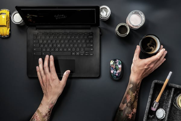 Trust Yvi datormöss Kontor Ambidextrous RF Trådlös Optisk 1600 DPI