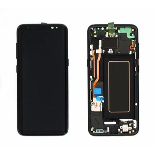 Samsung GH97-20457A reservedel til mobiltelefon Skærm Sort