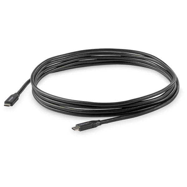 StarTech.com 3 m USB-C snabbladdningskabel, laddning och synkronisering, 100 W (5 A) PD, USB 2.0, USB-IF-certifierad - USB C-laddningssladd