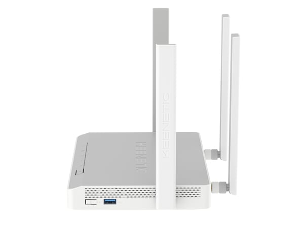 Keenetic Hero 4G+ (KN-2311) trådløs router Gigabit Ethernet Dual-band (2,4 GHz / 5 GHz) Grå, Hvid