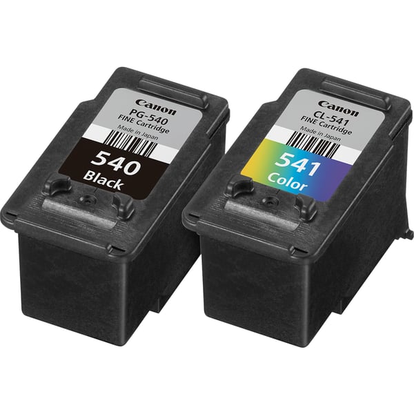 Canon PG-540/CL-541 mustekasetti 2 kpl Alkuperäinen Perusvärintuotto Musta, Syaani, Magenta, Keltainen