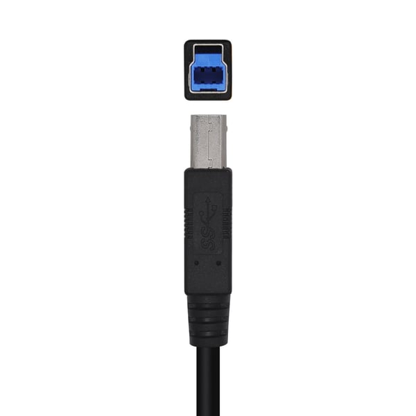 AISENS A105-0445 USB-kabel USB 3.2 Gen 1 (3.1 Gen 1) 3 m USB A USB B 5 Gbit/sek. Sort