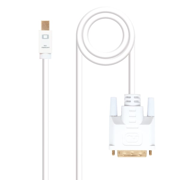 Nanocable 10.15.4205 videokabel adapter 5 m Mini DisplayPort DVI Hvid