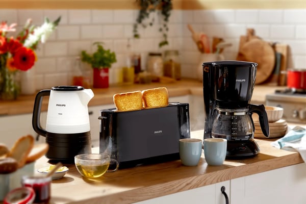 Philips Daily Collection HD2590/90 Brödrost – långt rostningsfack, svart