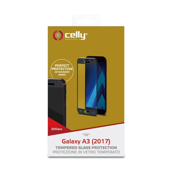 Celly 3D Glass Klar skærmbeskytter Samsung 1 stk