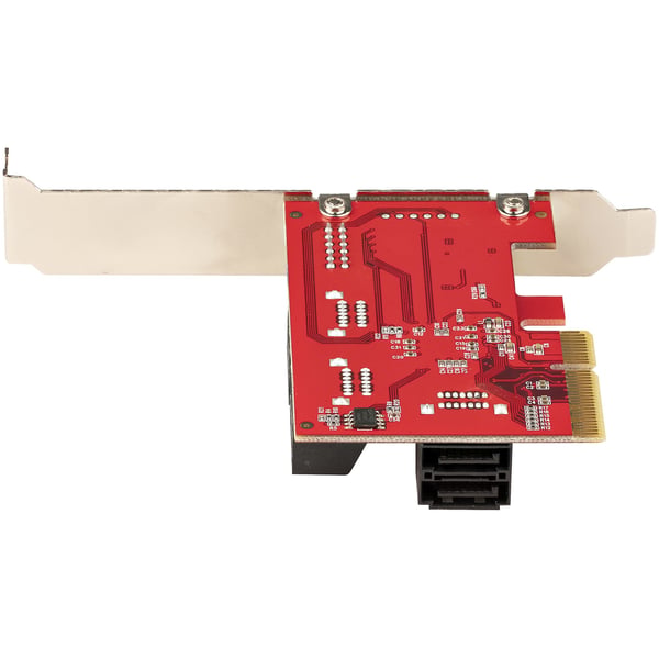 StarTech.com SATA PCIe-kort - 6-portars PCIe SATA-expansionskort - 6 Gbps - Lågprofilfäste - Staplade SATA-kontakter - ASM1166 Non-Raid - PCI Express till SATA-omvandlare