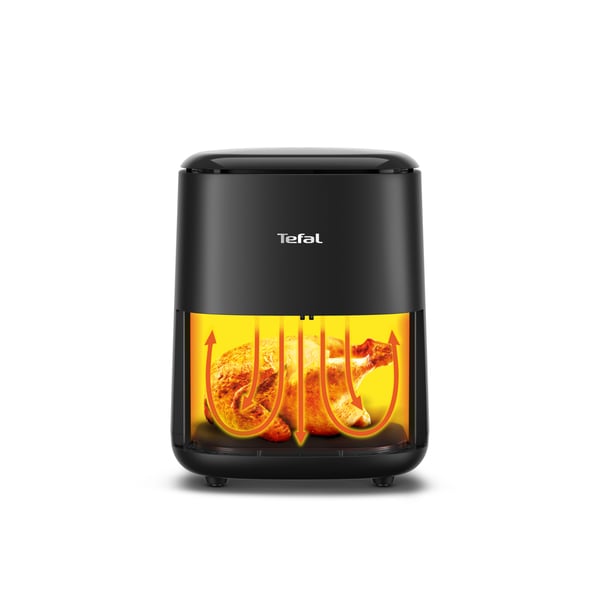 Tefal Easy Fry EY145810 frituregryde Enkelt 3 L Enkeltstående 1300 W Varmluftsteger Sort