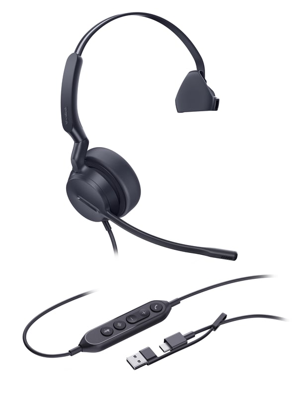 Yealink UH44 Mono USB-C/A Headset
