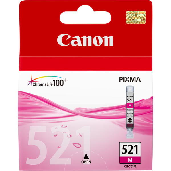 Canon 521 Blæk magenta CLI-521m - Original - Blækpatron
