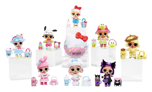 L.O.L. Surprise! Loves Hello Kitty & Friends Tots Core Characters Asst in Sidekick