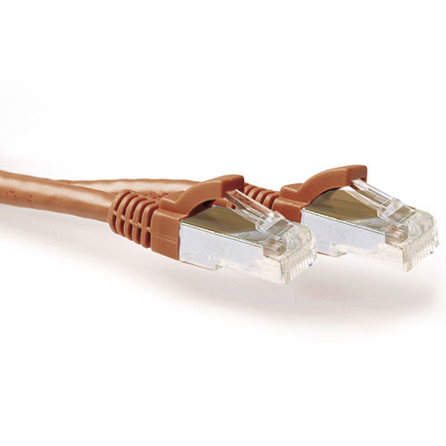 ACT FB2203 netværkskabel Brun 3 m Cat6a S/FTP (S-STP)