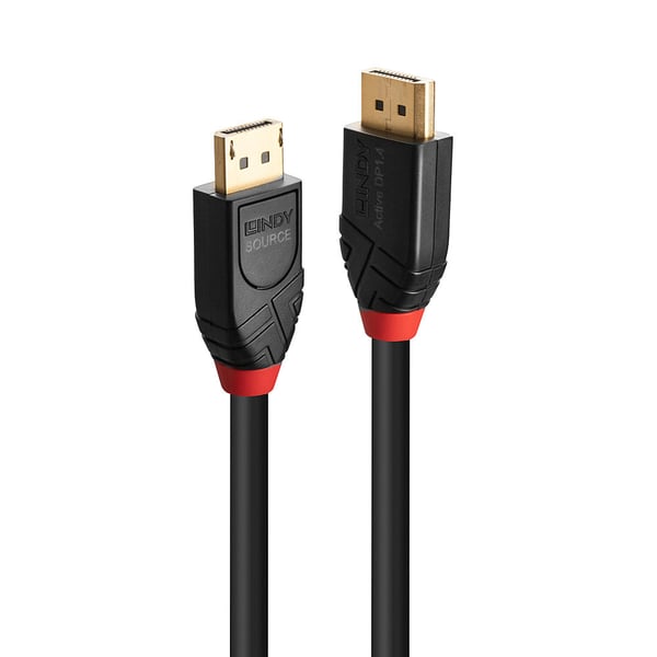 Lindy 41167 DisplayPort kabel 5 m Sort Lindy 41167 DisplayPort kabel 5 m Sort
