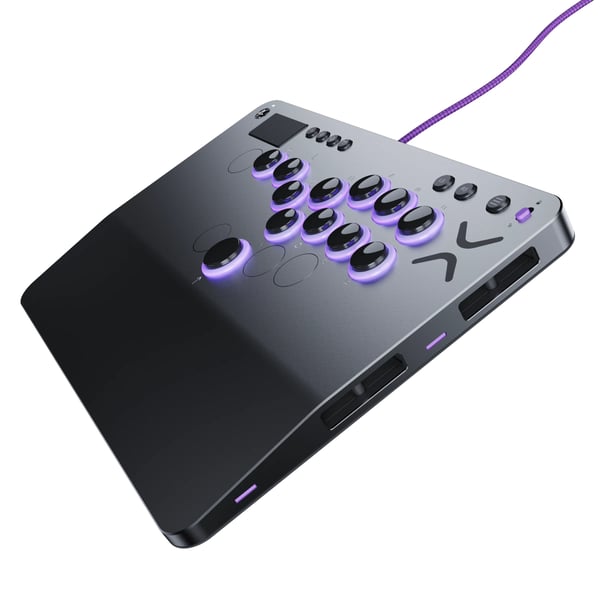 Turtle Beach Victrix Pro KO Leverless Fight Stick Grå USB Kamppind Digital PC, PlayStation 4, PlayStation 5