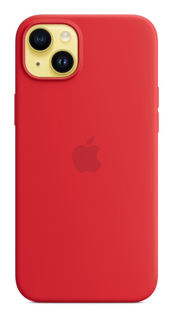 Apple iPhone 14 Plussan silikonikuori MagSafella - (PRODUCT)RED