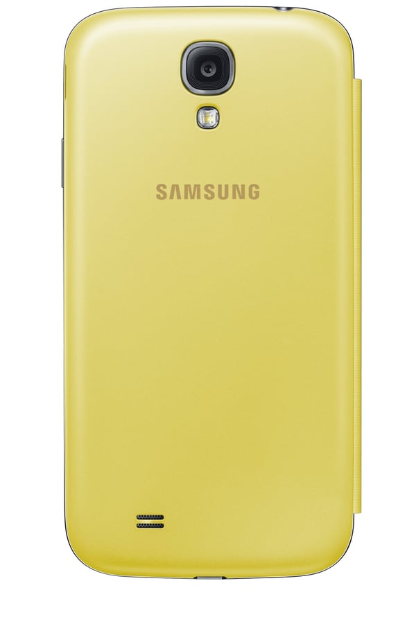 Samsung S View matkapuhelimen suojakotelo Avattava kotelo Keltainen