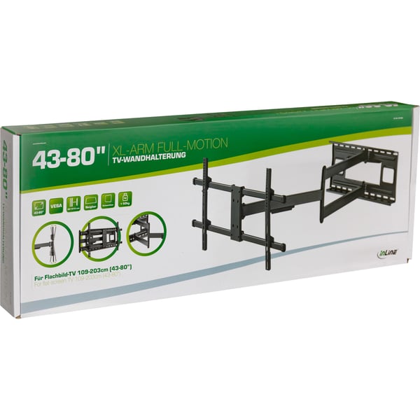 InLine 23130A tv-fäste 109,2 cm (43") Svart