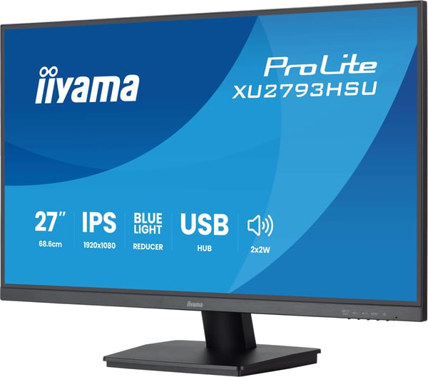 iiyama ProLite XU2793HSU-B7 computerskærm 68,6 cm (27") 1920 x 1080 pixel Fuld HD LED Sort