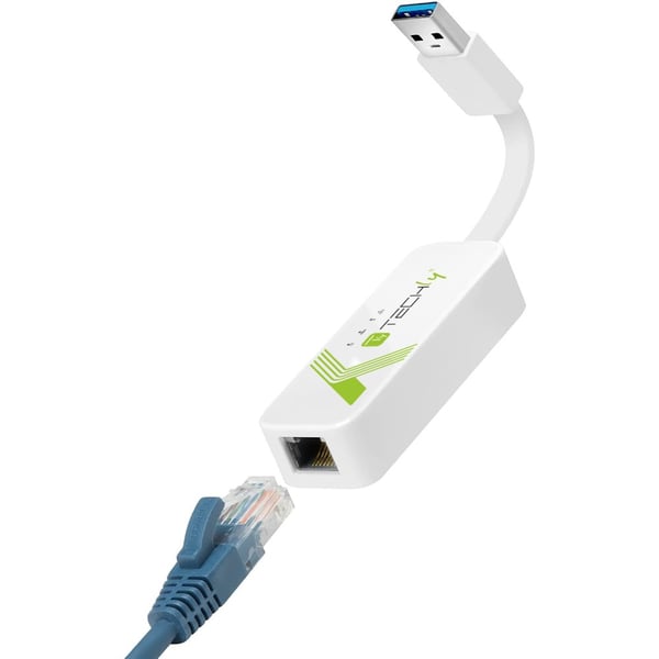 Techly IDATA USB-ETGIGA-3A nätverkskort Ethernet 5000 Mbit/s