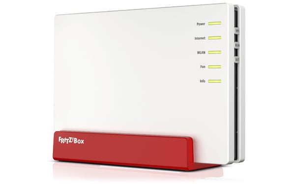 Box FRITZ! 7583 VDSL INT trådløs router Gigabit Ethernet Dual-band (2,4 GHz / 5 GHz) Rød, Hvid