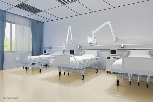 Neomounts FPMA-HAW200 fäste och ställ till bildskärm 68,6 cm (27") Vägg Vit