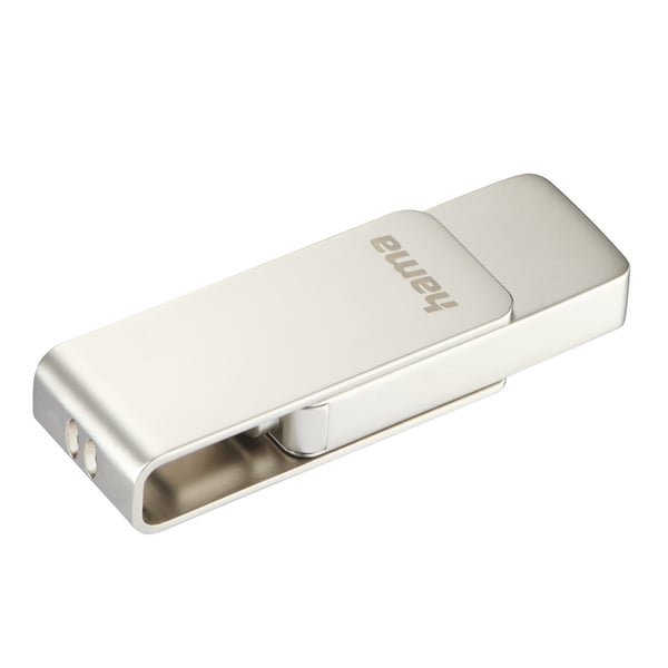 Hama Uni-C Rotate Pro USB-nøgle 64 GB USB Type-C 3.2 Gen 1 (3.1 Gen 1) Sølv