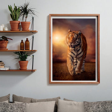 Clementoni Tiger Puslespil 1000 stk Dyr