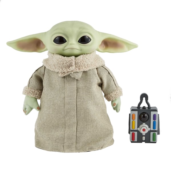 Star Wars The Mandalorian The Child Verkliga Rörelser Plyschleksak