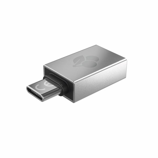 CHERRY 61710036 kabelomvandlare (hane/hona) USB-A USB-C Silver