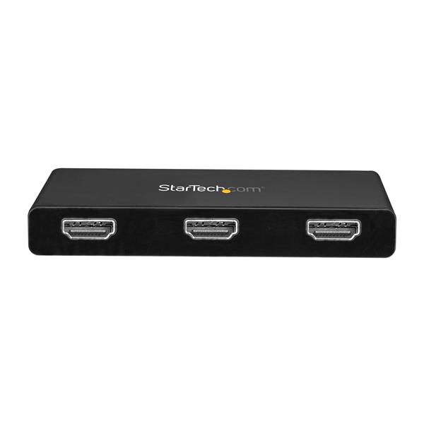 StarTech.com MSTCDP123HD USB grafisk adapter 3840 x 2160 pixel Sort
