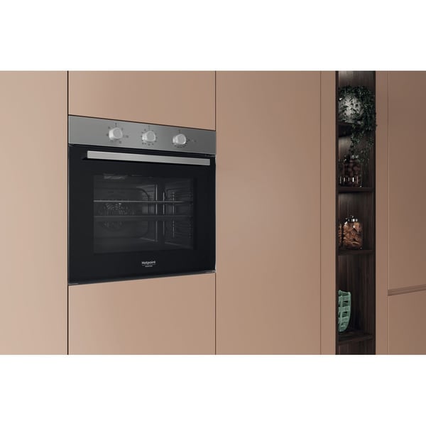 Hotpoint HAO 235H X 71 L Musta, Ruostumaton teräs