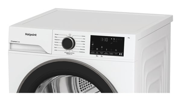 Hotpoint HPT 94D BS IT tørretumbler Fritstående Front-læsning 9 kg Hvid