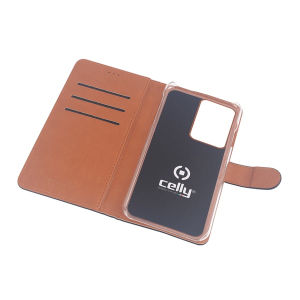 Celly WALLY mobiltelefon etui 17,5 cm (6.9") Tegnebogsetui Sort