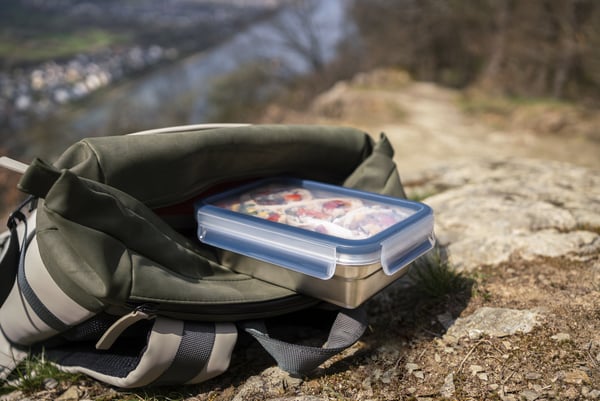 Tefal CLIP & CLOSE N1150410 enhed til madopbevaring Rektangulær Kasse 0,8 L Rustfrit stål 1 stk