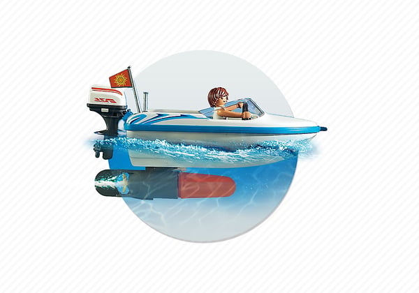 Playmobil Summer Fun Surfer Pickup with Speedboat