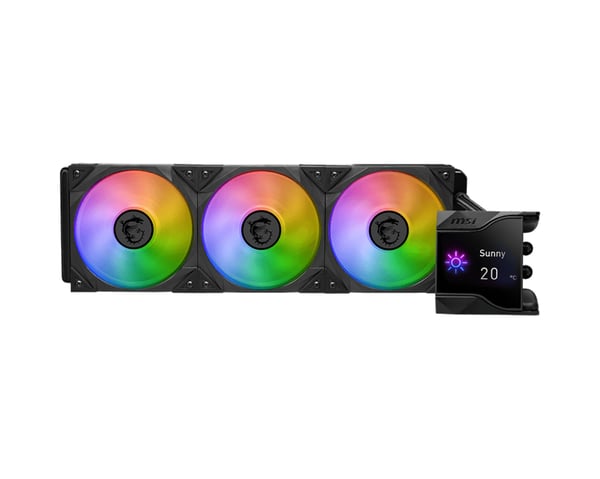 MSI MPG CORELIQUID D360 kylsystem för dator Processor Allt-i-ett vätskekylare 12 cm Svart 1 styck