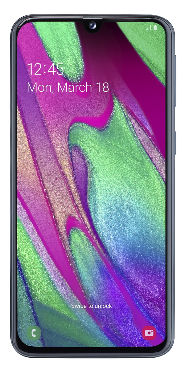 Samsung Galaxy A40 15 cm (5.9") Dubbla SIM-kort Android 9.0 4G USB Type-C 4 GB 64 GB 3100 mAh Svart