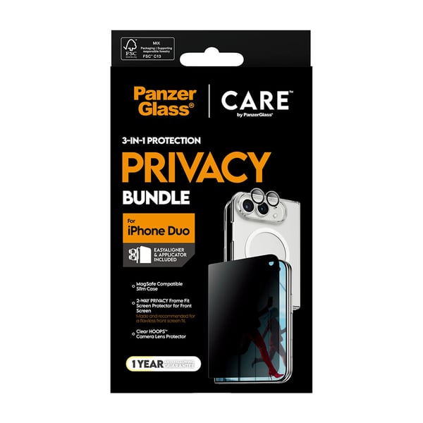 PanzerGlass CARE mobiltelefon etui 19,3 cm (7.6") Cover Transparent